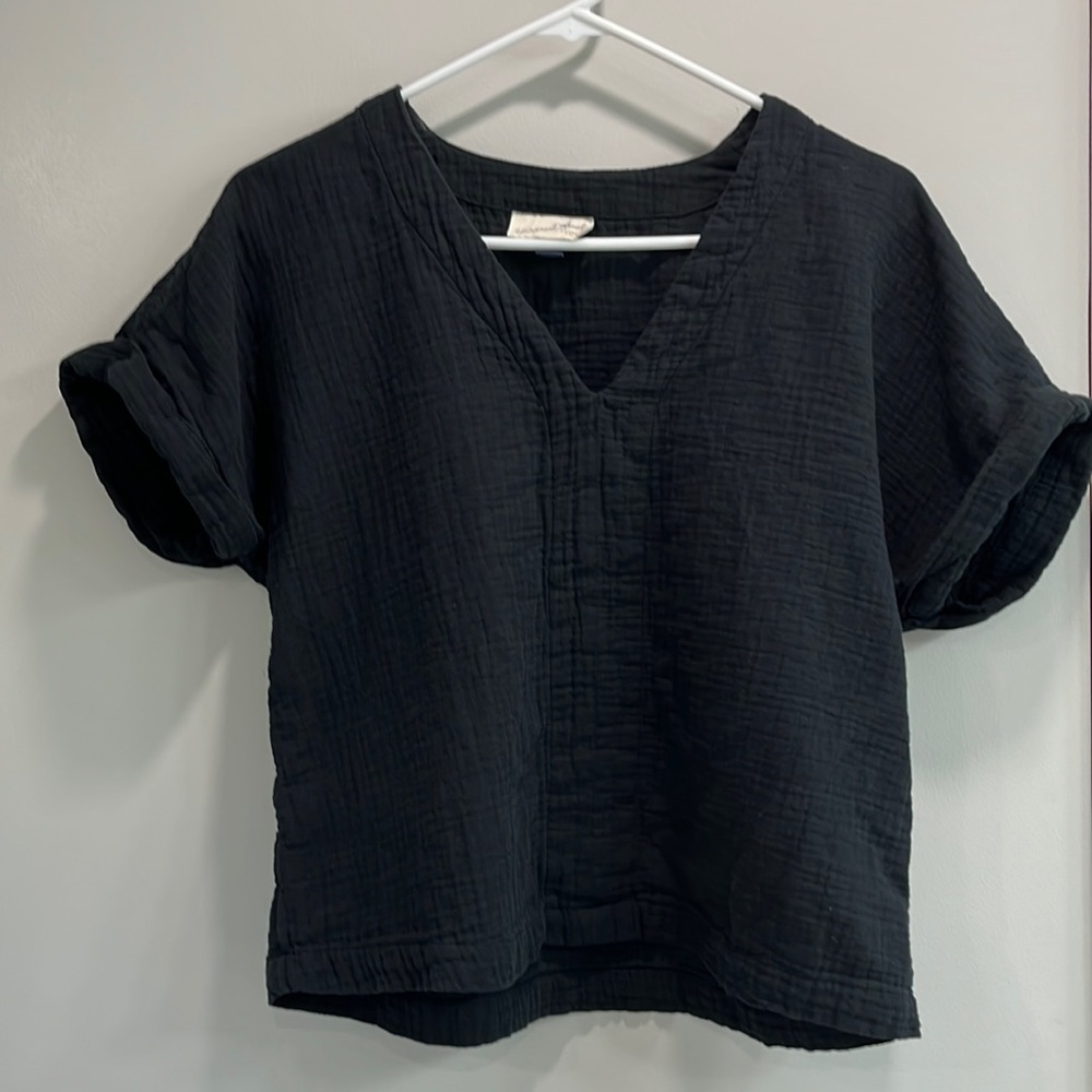 Cotton gauze top